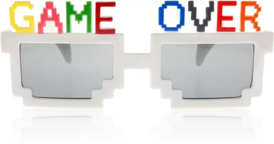 Okulary karnawałowe Game Over - tantis.pl