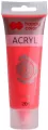 Farba akrylowa 75ml czerwona fluo HAPPY COLOR - tantis.pl