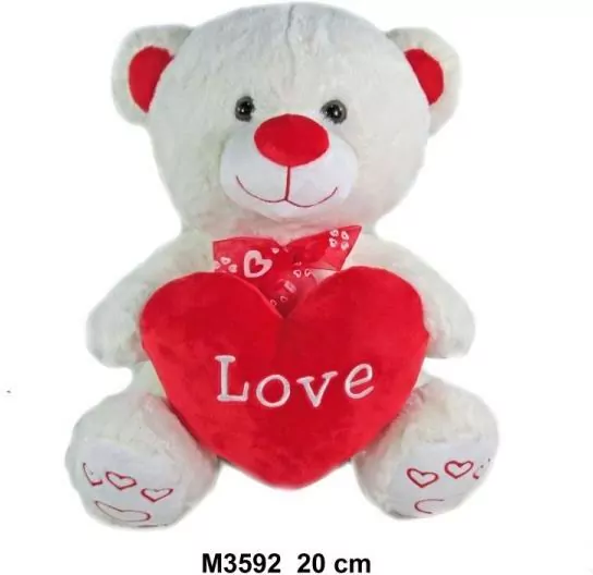 Maskotka Miś Love 20cm - tantis.pl