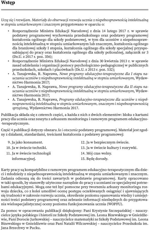 Uczę się i rozwijam. Karty pracy. Część 4 - tantis.pl