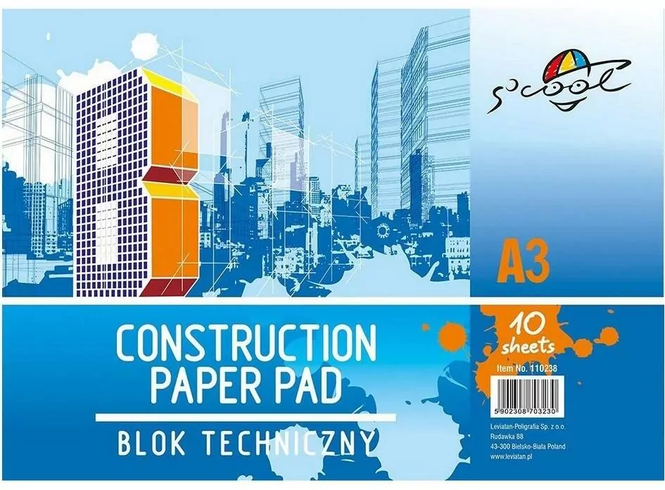 Blok techniczny. A3/10K. 160gsm - tantis.pl