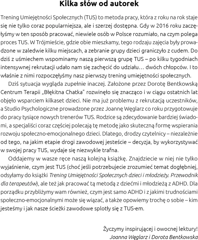 Trening Umiejętności Społecznych dzieci i... - tantis.pl