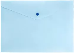 Teczka A4 zamykane na zatrzak pastel niebieski