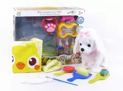 Piesek chodzący + akcesoria