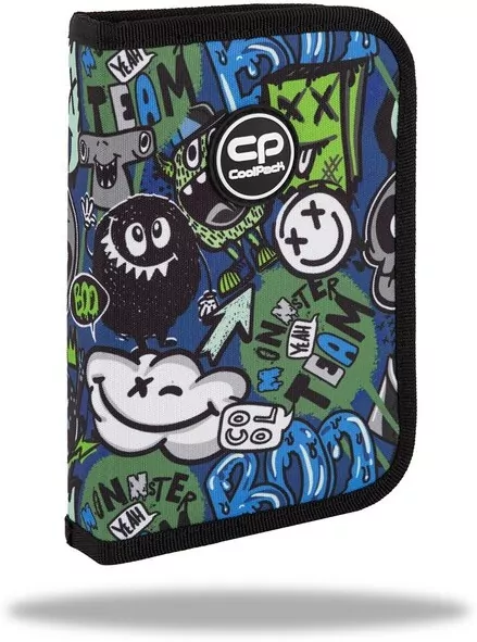 Piórnik 1-komorowy bez wyposażenia Coolpack Clipper Monster Team - tantis.pl