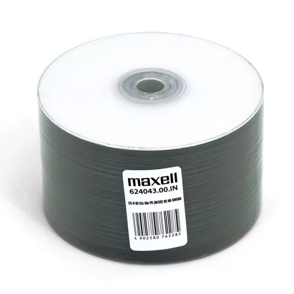 PLYTA CD-R 700MB MAXELL X52 PRINTABLE FOL OP50SZ - tantis.pl