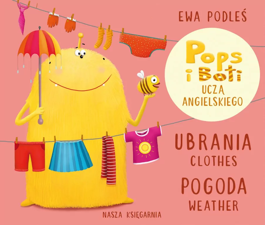 Ubrania i pogoda. Pops i Boti uczą angielskiego - tantis.pl