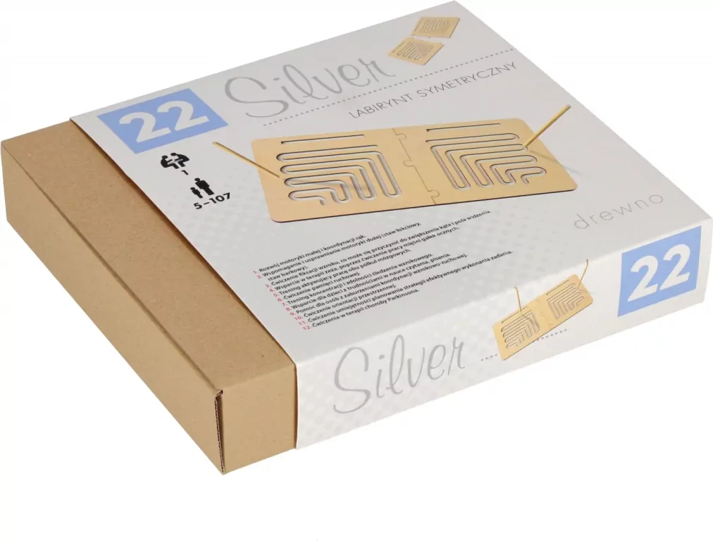 Symetryczny labirynt 3 Silver ALEX - tantis.pl