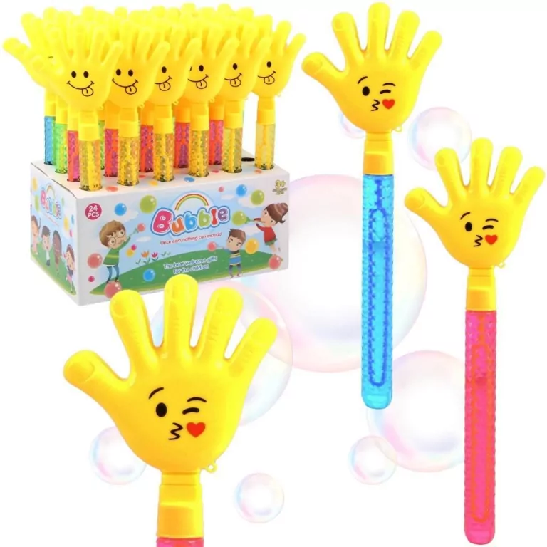 Bańki mydlane łapka emotka kłapacz 60ml - tantis.pl