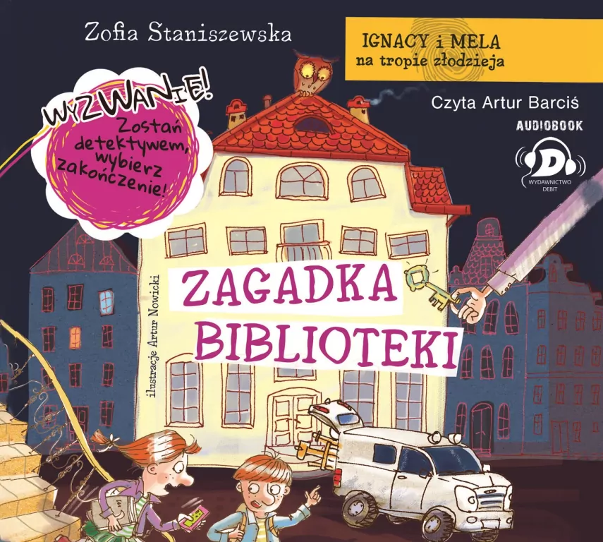 Ignacy i Mela na tropie złodzieja Zagadka biblioteki. Audiobook - tantis.pl