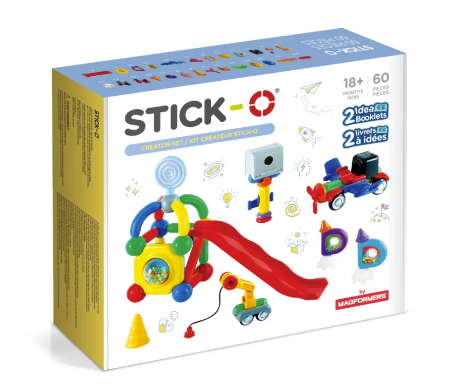 STICK-O. Zestaw konstrukcyjny. 60 elementów - tantis.pl