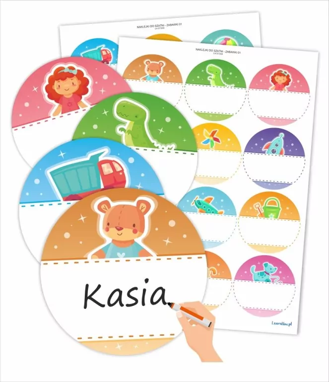 Naklejki do szatni - Zabawki - tantis.pl