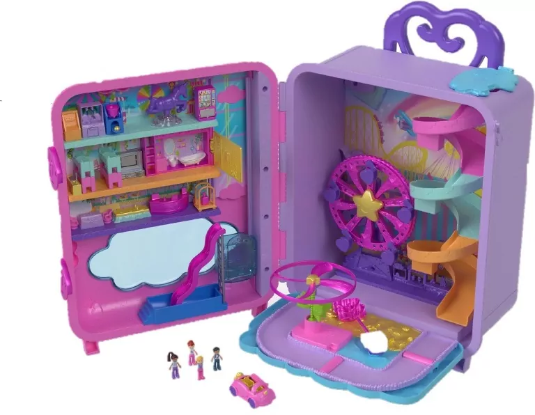 Polly Pocket. Zestaw Walizka wakacyjny kuror HKV43 - tantis.pl