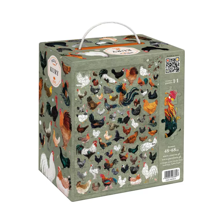 CzuCzu. Puzzle 1000. Puzzlove Kury - tantis.pl