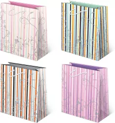 Torebki prezentowe T8-93 Paski 10 sztuk