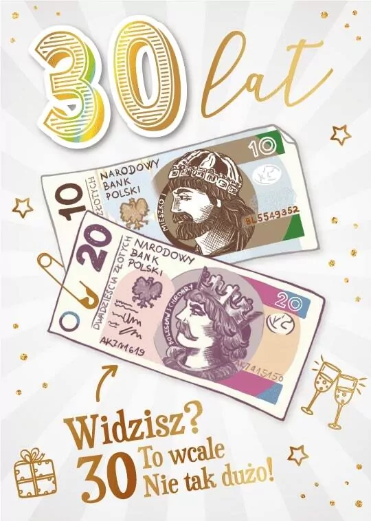 Karnet Urodziny 30 - tantis.pl