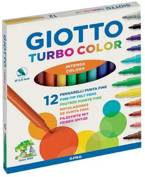 Pisaki. Turbo Color. 12 kolorów - tantis.pl