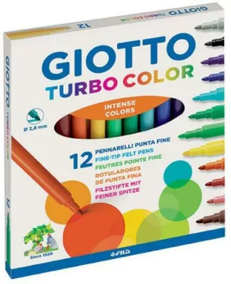 Pisaki. Turbo Color. 12 kolorów