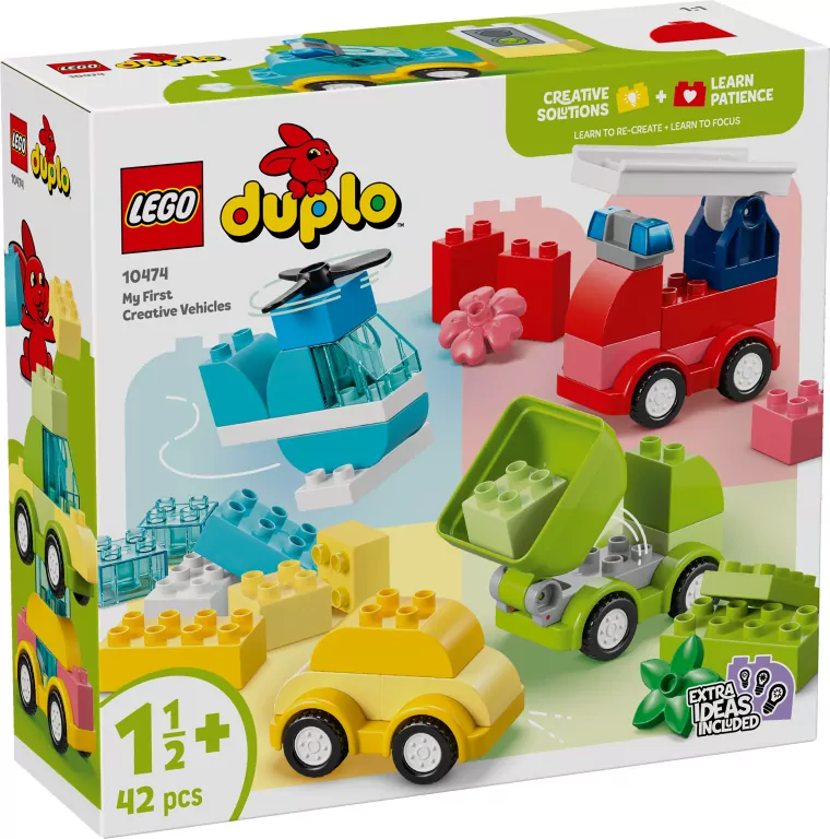 LEGO® Duplo. Kreatywne pojazdy 10474 - tantis.pl