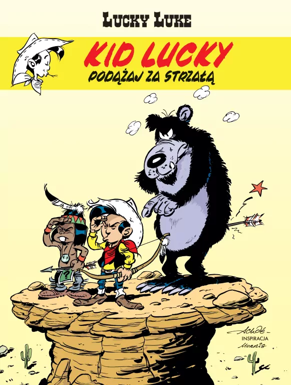 Podążaj za strzałą. Lucky Luke. Kid Lucky. Tom 4 - tantis.pl