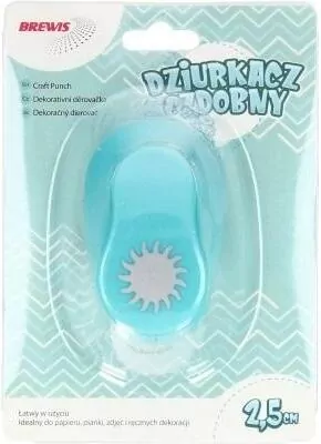 Dziurkacz ozdobny. Słońce 2,5cm, mix - tantis.pl