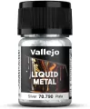 Vallejo: 70.790 - Liquid Metal - Silver (35 ml) - tantis.pl