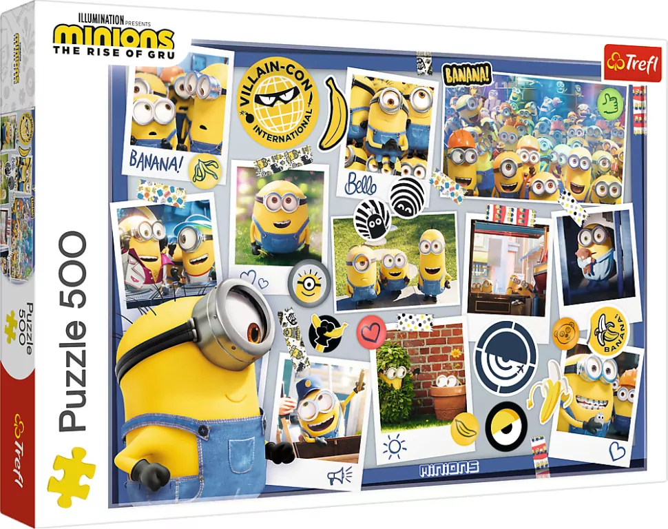 Puzzle 500. Minionki. Zwariowana kolekcja zdjęć - tantis.pl