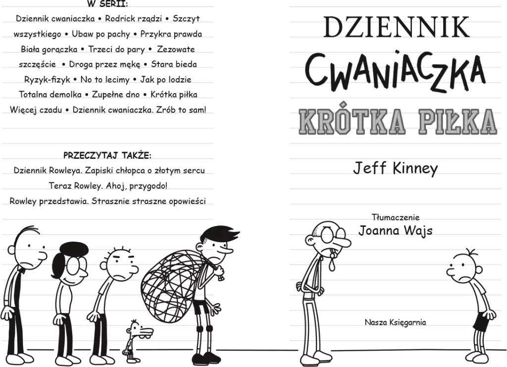 Krótka piłka. Dziennik cwaniaczka. Tom 16 - tantis.pl