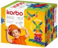 Klocki konstrukcyjne Korbo Basic. 90 elementów - tantis.pl