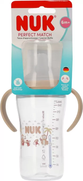 NUK. Perfect Match. Butelka. 260 ml. Małpka - tantis.pl