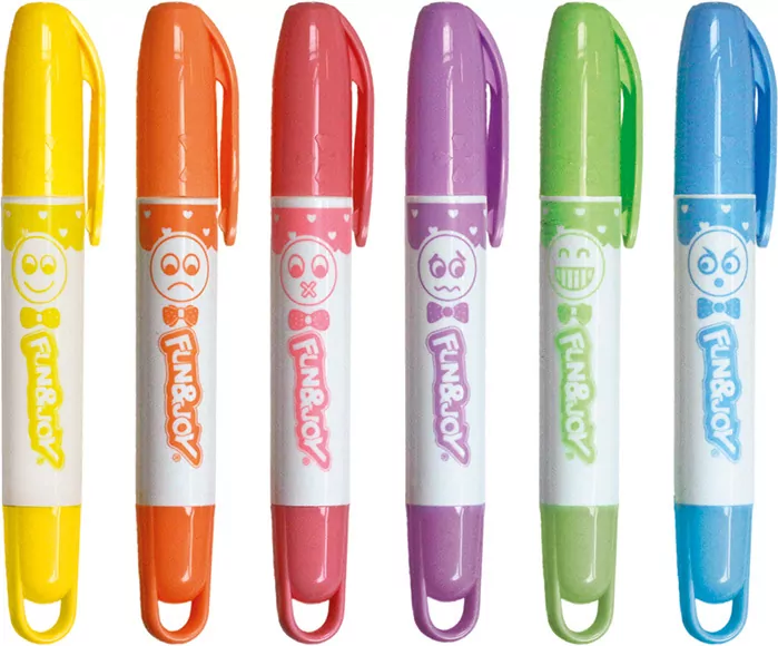 Zakreślacze Jumbo zapachowe 6 kolorów - tantis.pl