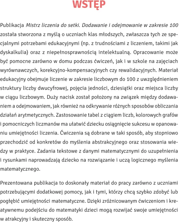 Mistrz liczenia do setki - tantis.pl