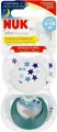 NUK. Day & Night. Smoczki 6-18 miesięcy. Gwiazdki i krokodyl - tantis.pl