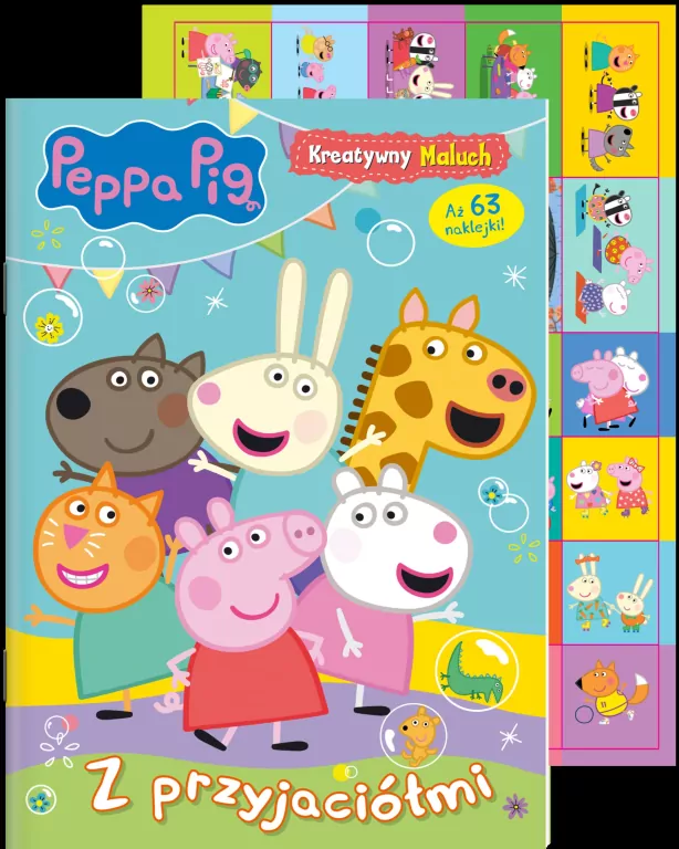 Świnka Peppa. Z przyjaciółmi. Kreatywny Maluch. Cz.8 - tantis.pl