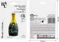 Balon foliowy B&C Szampan Cheers 35x76cm - tantis.pl