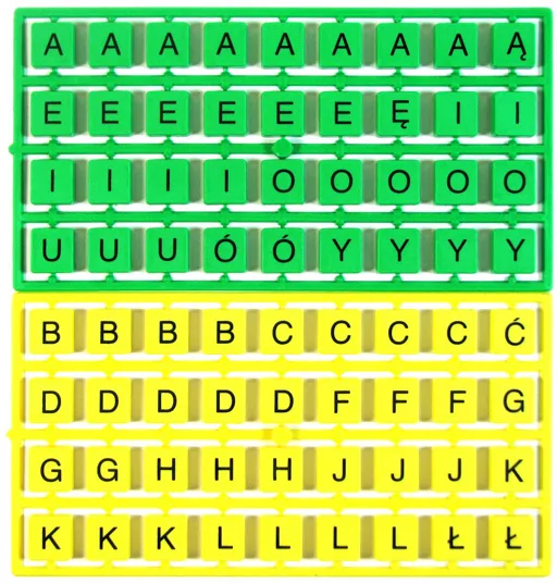 Samogłoski i spółgłoski. Gra edukacyjna - tantis.pl