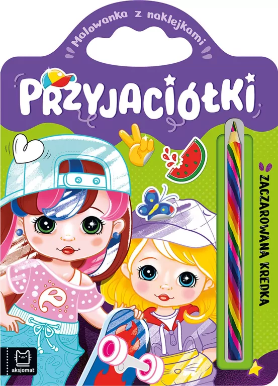 Malowanka z naklejkami Przyjaciółki - tantis.pl
