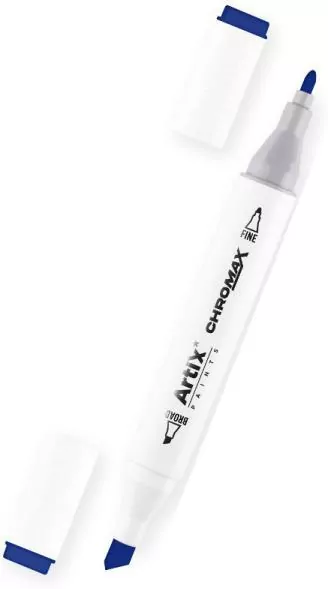 Marker Chromax z 2 końcówk. cobalt blue 71 - tantis.pl