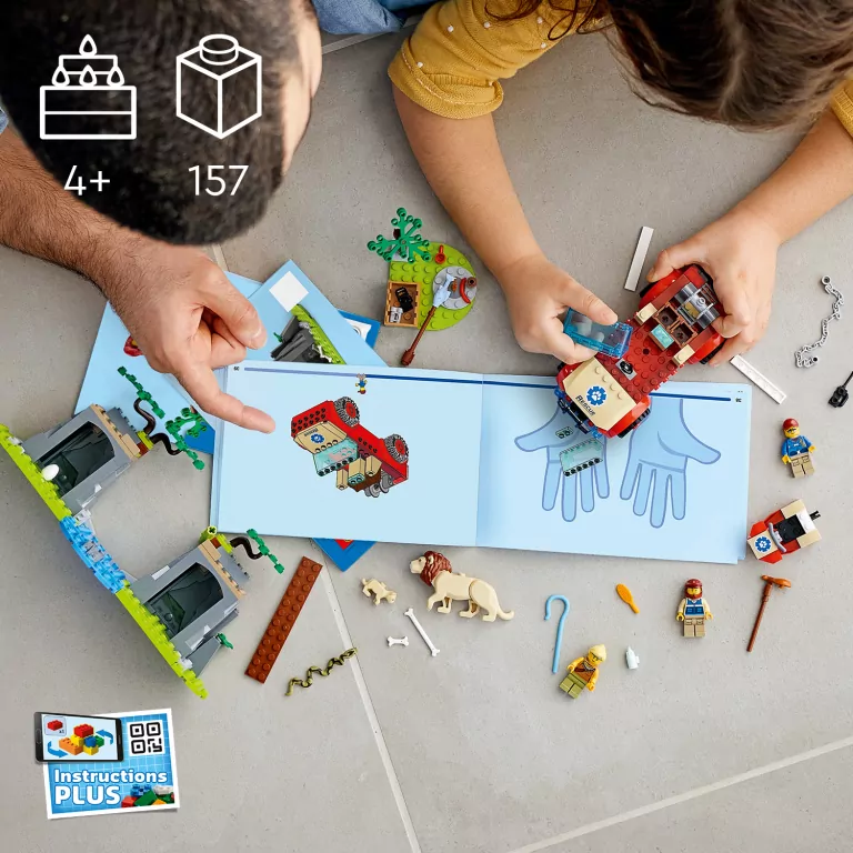 LEGO® City. Terenówka ratowników dzikich zwierząt. 60301 - tantis.pl