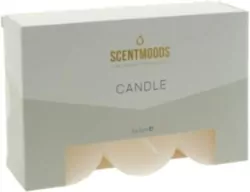 Rustykalna świeca w kolorze Ivory 5x5cm