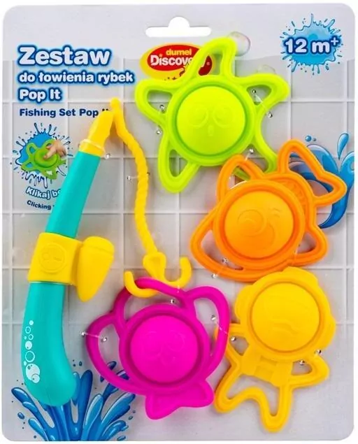 Zestaw do łowienia rybek Pop It - tantis.pl