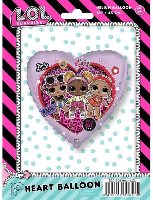 Balon foliowy 18". Rock - tantis.pl
