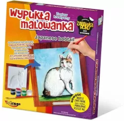 Wypukła malowanka. Kot Japanese Bobtail