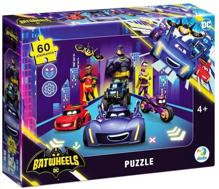 Puzzle 60 Batwheels - tantis.pl