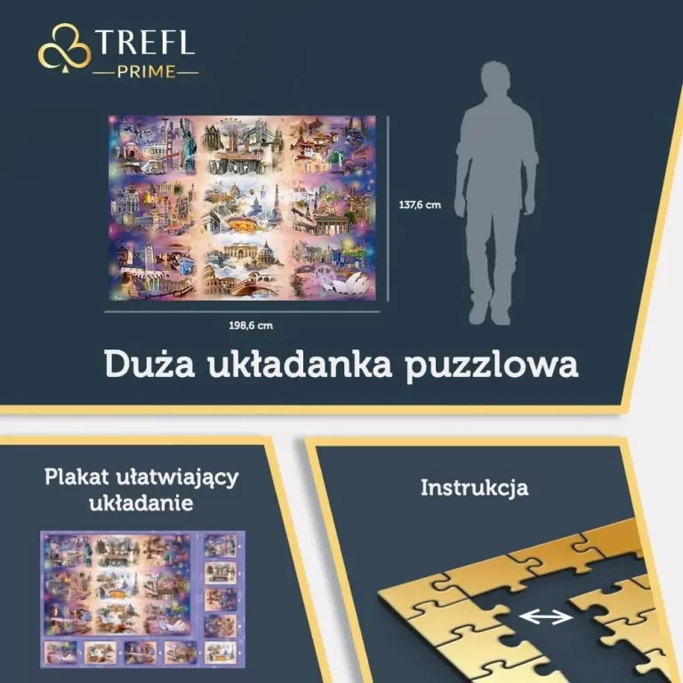 Trefl. Puzzle 13500. Cities Beyond the Clouds - tantis.pl