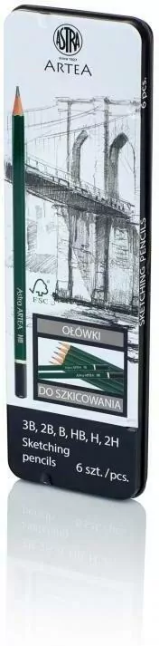 Ołówki do szkicowania. Astra - tantis.pl