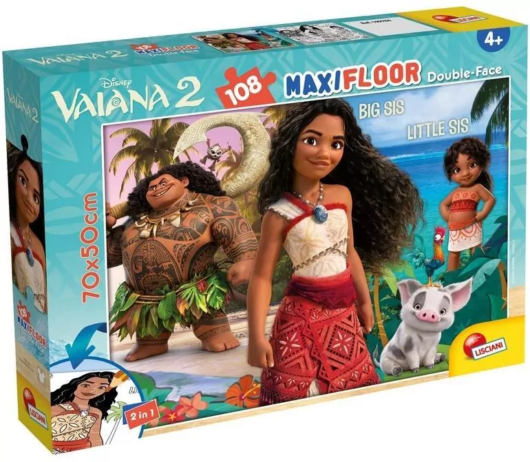 Puzzle Maxifloor 108 Vaiana 2 - tantis.pl