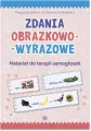 Zdania obrazkowo-wyrazowe. Materiał do terapii samogłosek - tantis.pl