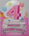 Karnet okolicznościowy. Urodziny 4. YEKU - tantis.pl