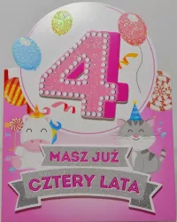 Karnet okolicznościowy. Urodziny 4. YEKU